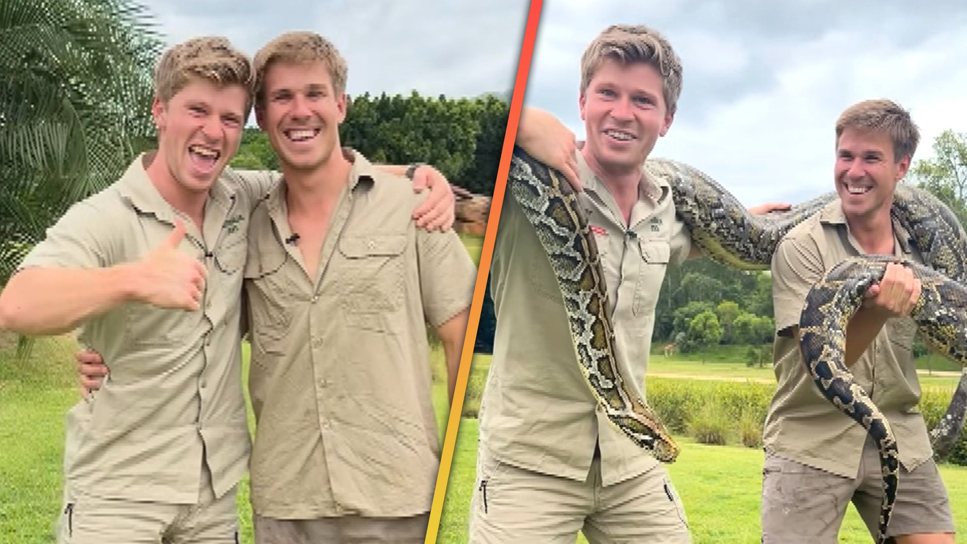 Robert Irwin Meets His Look-Alike Contest Winner