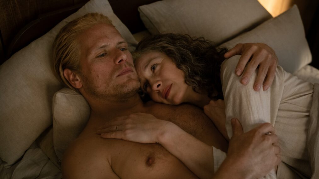 Sam Heughan and Caitriona Balfe in 'Outlander' series finale