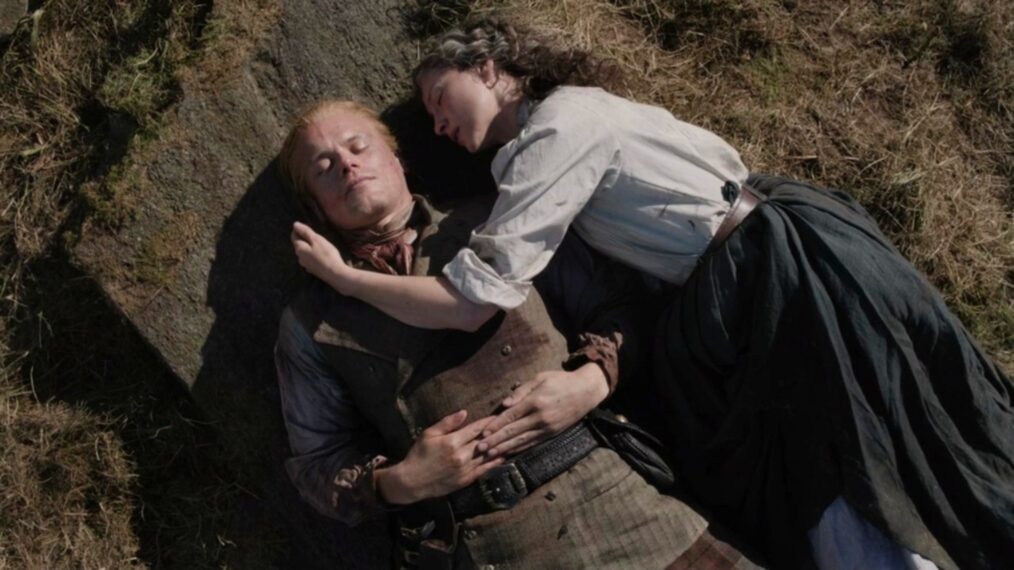 Sam Heughan and Caitriona Balfe in 'Outlander's series finale