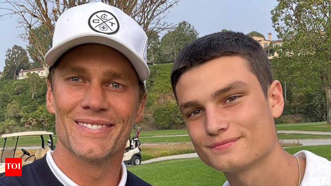 Tom Brady golf photo with son Jack takes internet by surprise as teen outgrows his famous dad | NFL News - Times of India