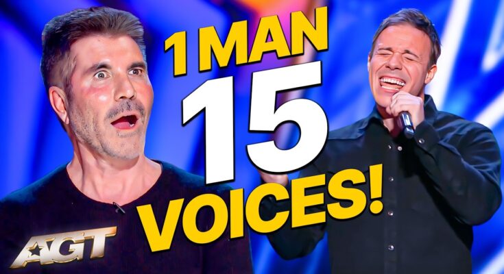 One Guy, 15 Voices – His AGT Audition Has to Be Seen to Be Believed