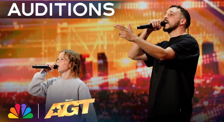 A Father and Son Rap Duo Take the Stage… Then the Crowd Goes Wild