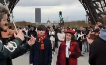Unexpected Harmony: Two Kids Join Street Musicians in Paris and Bring the Crowd to Tears
