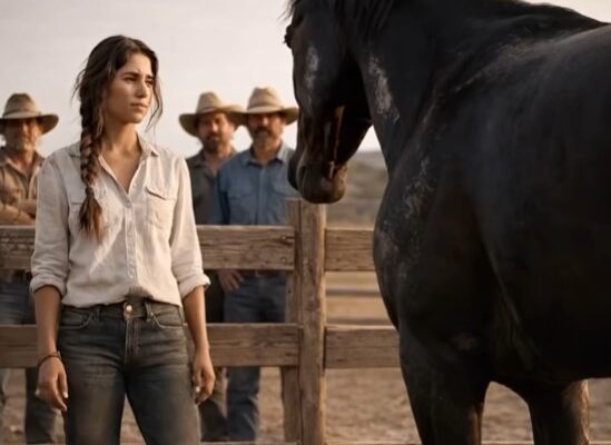 “A $50,000 Challenge to Tame a Wild Horse — Everyone Was Shocked When a Young Girl Stepped Forward –