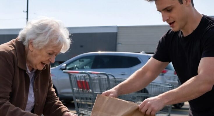 In a Supermarket Parking Lot, a Young Man Caused a Scene — But What Happened Next Surprised Everyone –