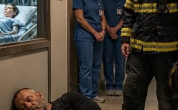 Biker Slept Outside His Son’s ICU Room for Nearly a Week — Until the Firefighter Who Saved the Boy Quietly
