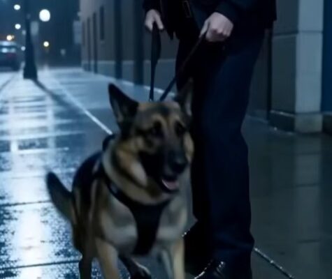 My K9 Partner Suddenly Ran Into a Dark Alley Toward a Homeless Man… What He Pulled From His Pocket Left Me