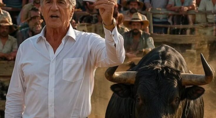 “100,000 EUROS TO WHOEVER CAN TAME THIS BULL!” — shouted the wealthy landowner, raising an envelope full of