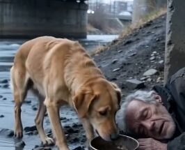 “I Had Been Lying Under A Bridge For 8 Days. I Was Ready To Give Up. Then, A Stray Dog With A Golden Coat