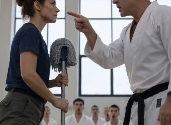 A Black Belt Karateka Underestimated a Quiet Cleaner — What Happened Next Left the Entire Hall Speechless –