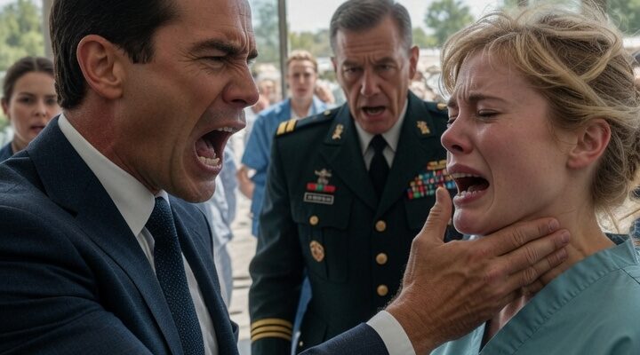“Get Out of Here,” the Hospital CEO Snarled After Striking Me Across the Face—Then a Navy Helicopter Descended Into the Parking Lot… – Openheadline24