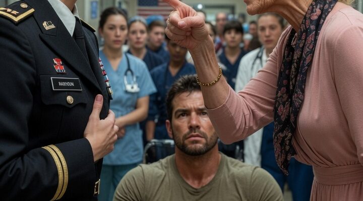My mother picked the busiest corridor in the hospital to tear me down. Not in private, not over coffee, but in front of nurses, doctors, and an entire waiting room. With one cold smile, she pointed at my Army uniform and declared, “At least your brother s