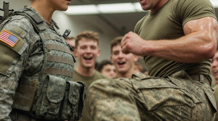 The first thing that stood out about the combatives room at Fort Grafton wasn’t the noise. It was the smell. Heated rubber mats, old sweat, and industrial disinfectant blended into an odor that hung heavily in the air.
