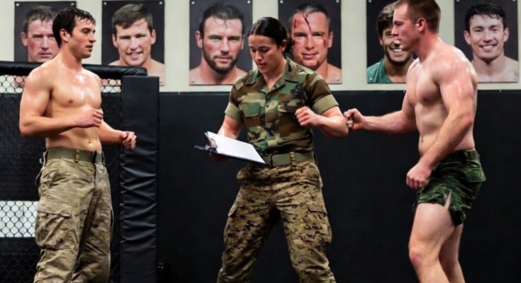 “They Laughed at the Navy Lieutenant on the Mat—Until One Name Stopped the Entire Room Cold” – Openheadline24