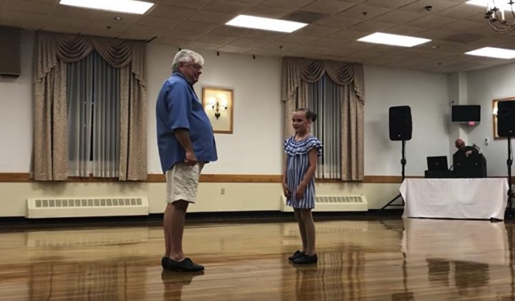 Granddaughter Had No Dance Partner—Until Grandpa’s Moves Stole the Show with 8 Million Views!