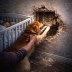 My Dog Kept Scratching the Wall Behind My Baby’s Crib — What We Found Inside Was Terrifying
