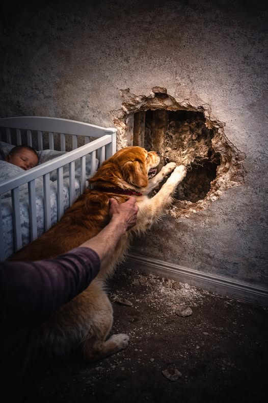 My Dog Kept Scratching the Wall Behind My Baby’s Crib — What We Found Inside Was Terrifying