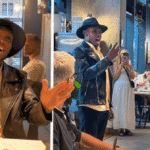 AMAZING Tenor Joins Me in Restaurant Singing Godfather Theme