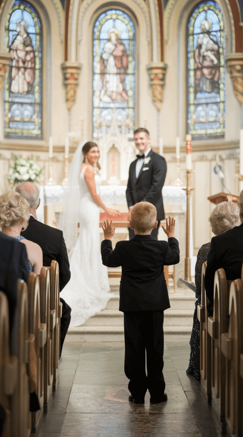 A Boy Stood Up at a Wedding, Then Others Followed, and the Entire Room Gasped