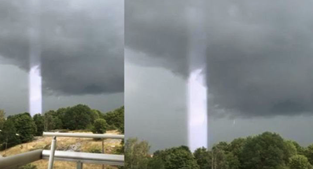 Inexplicable Beam of Light Appears Over Eskilstuna, Sweden – Amazing