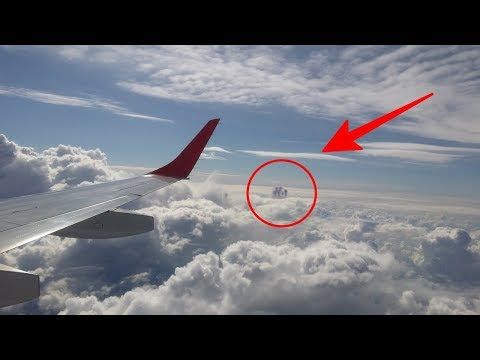 Passengers Aboard Plane Stunned as They Spot Mysterious Object, Suspected to Be a UFO, Amongst the Clouds (VIDEO) – Amazing