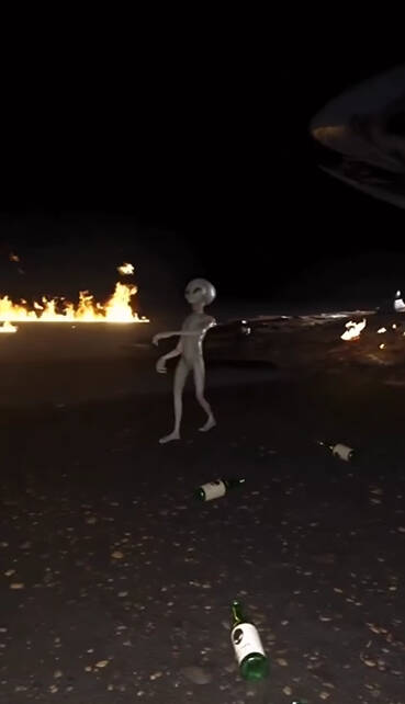 Cosmic Comedy Show: Intoxicated Extraterrestrials Wrestle with Flying a UFO – Amazing
