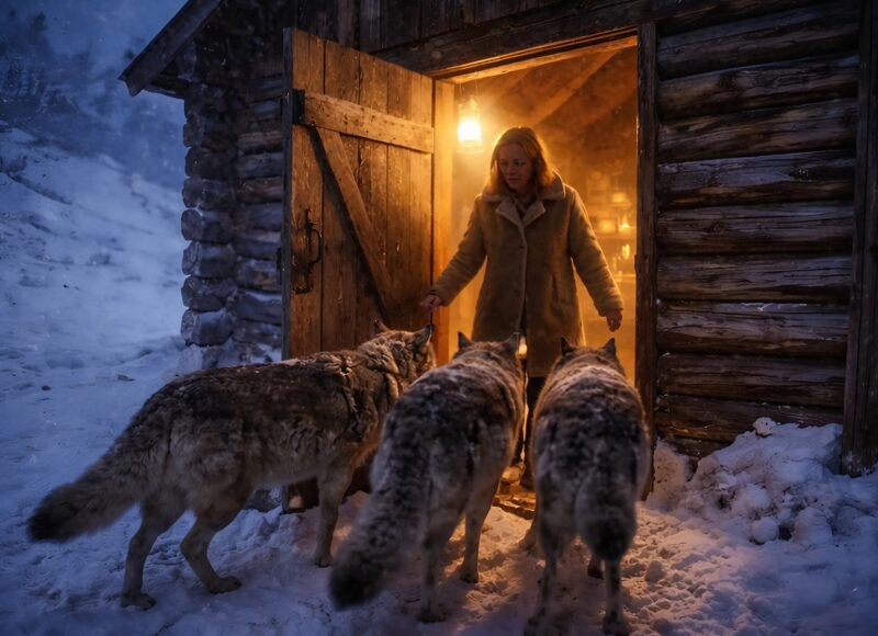 She Let Four Wolves Into Her Home During a Violent Storm — What She Found the Next Morning Left Her Horrified
